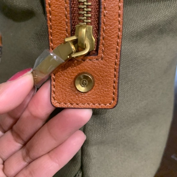 G.i.l.i. GOt It Love it -Army green canvas back pack - Picture 4 of 14